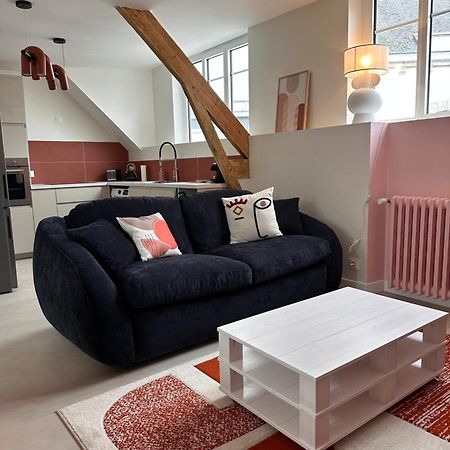 Grand Appartement Ultra Moderne Plein Centre, Plage A Pieds, Avec Parking Concarneau Exterior photo